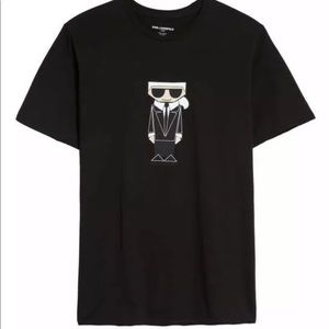 KARL LARGERFELD CHARACTER  t-shirt , size SMALL
